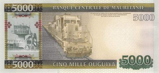 Mauretanien p21 5000 Ouguiya 2011